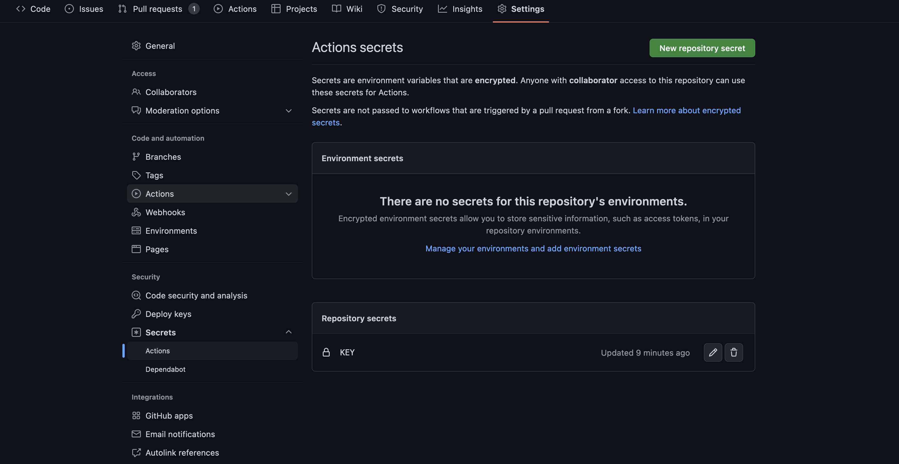 actionsecr